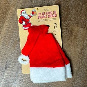 Bespoke Santa Hat Wearable Bottle-Opener Tis The Season Red Hat Beer Opener Tip